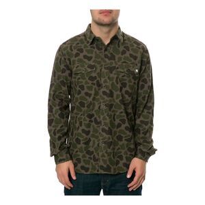 AMBIG Mens The Beardo LS Button Up Shirt, NWT